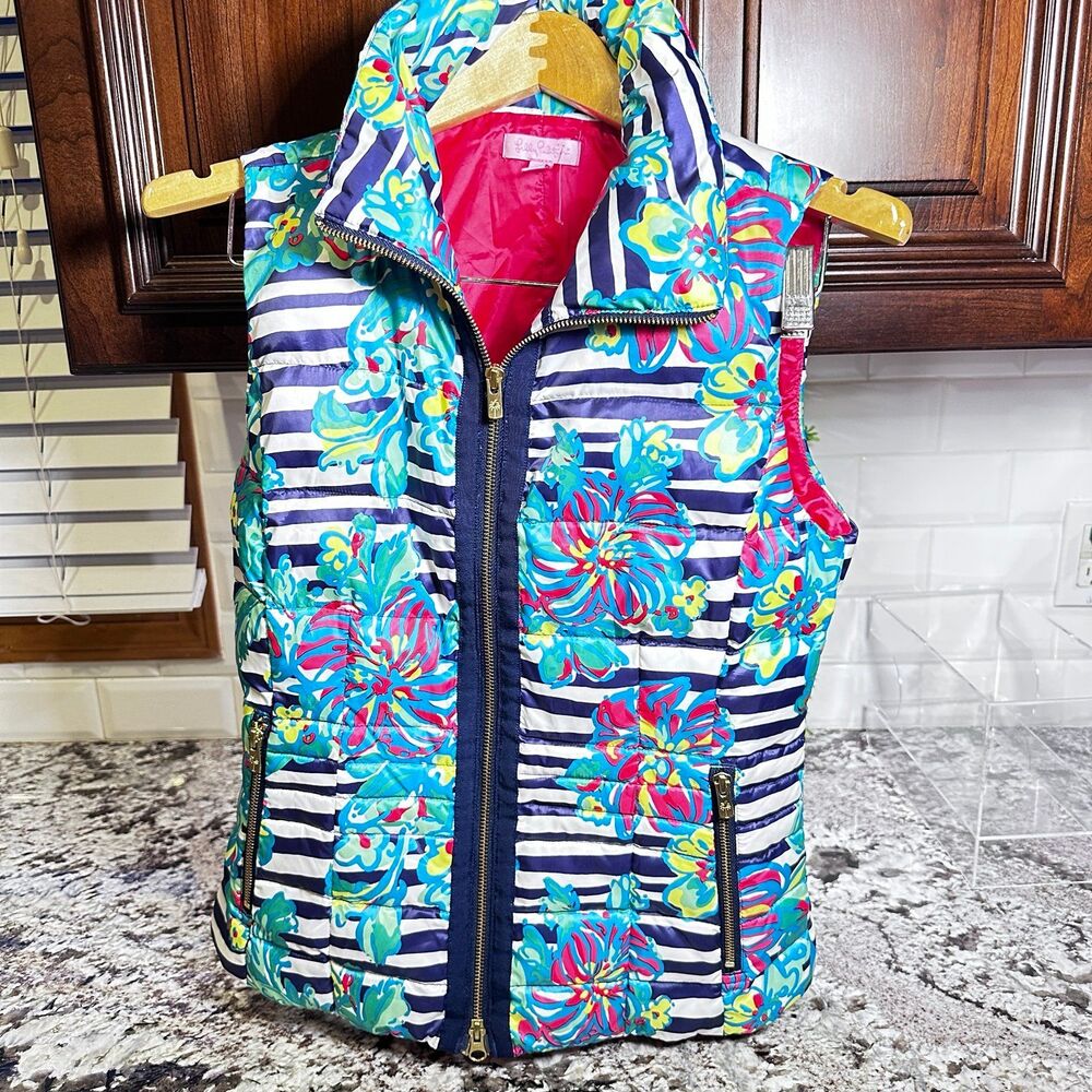 Lilly Pulitzer Quilted Vest Size Small NWOT